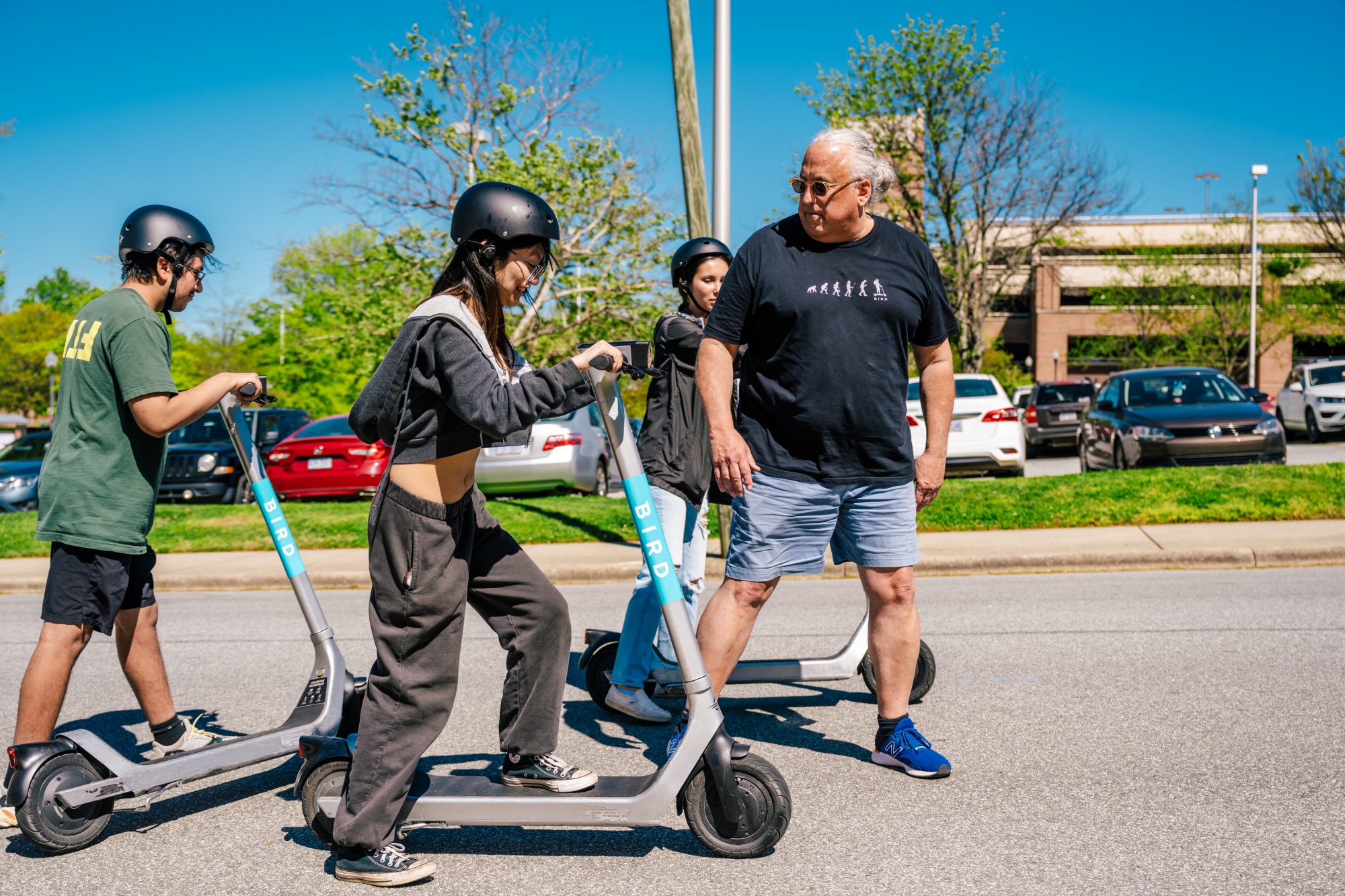 Bicicletas y scooters eléctricos compartidos en Greensboro Qué Pasa