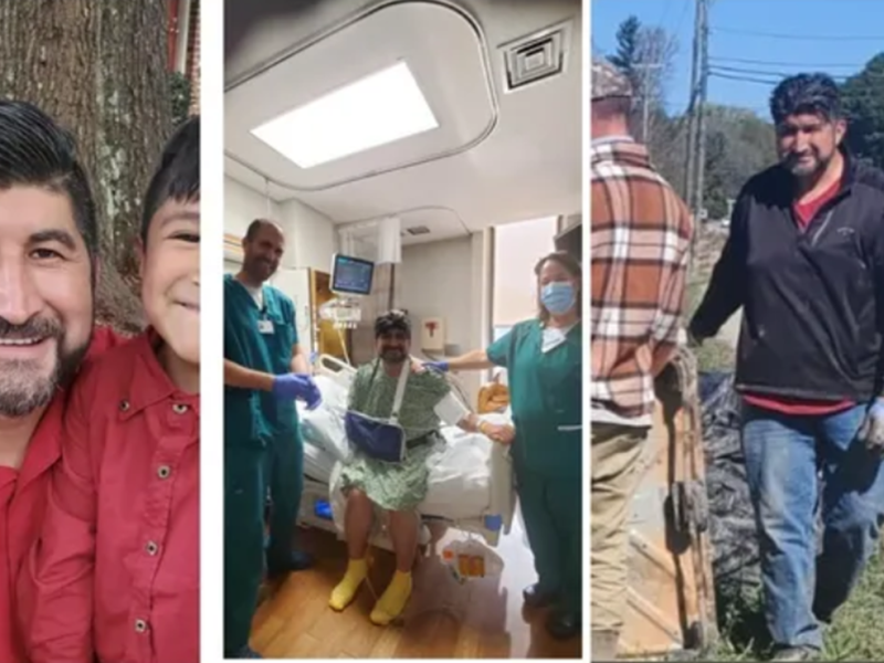 Hispano afectado por Helene en NC sufre derrame cerebral