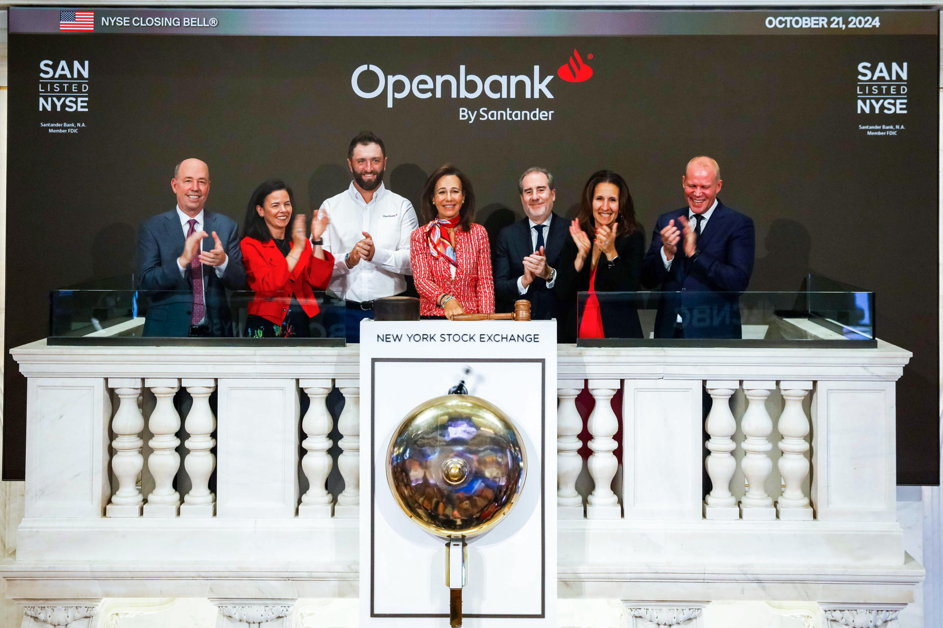 Ana Botín preside el estreno en Estados Unidos de Openbank, el