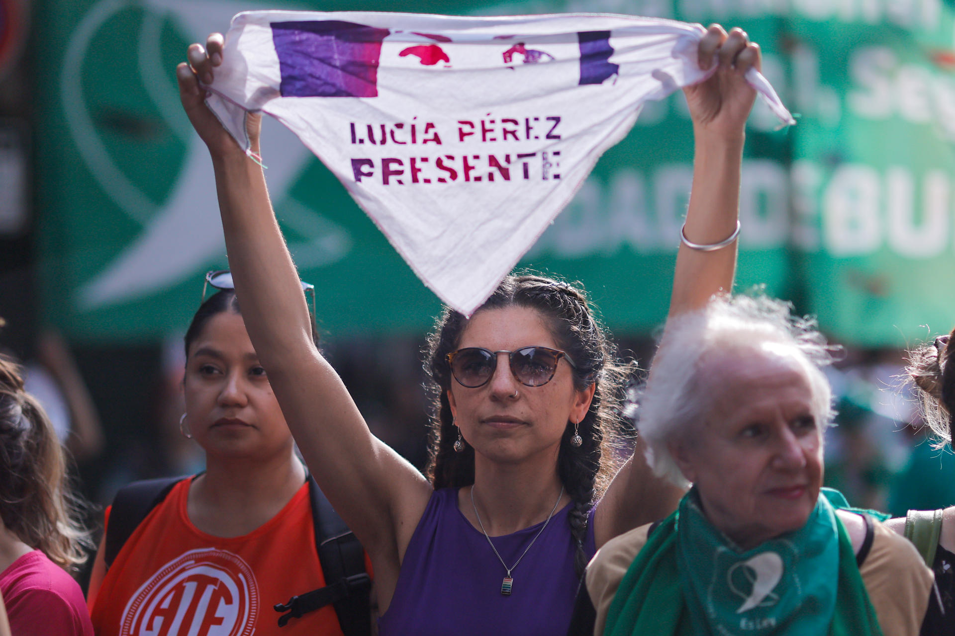 Miles de argentinas inician en Buenos Aires la marcha del 25N contra la ...