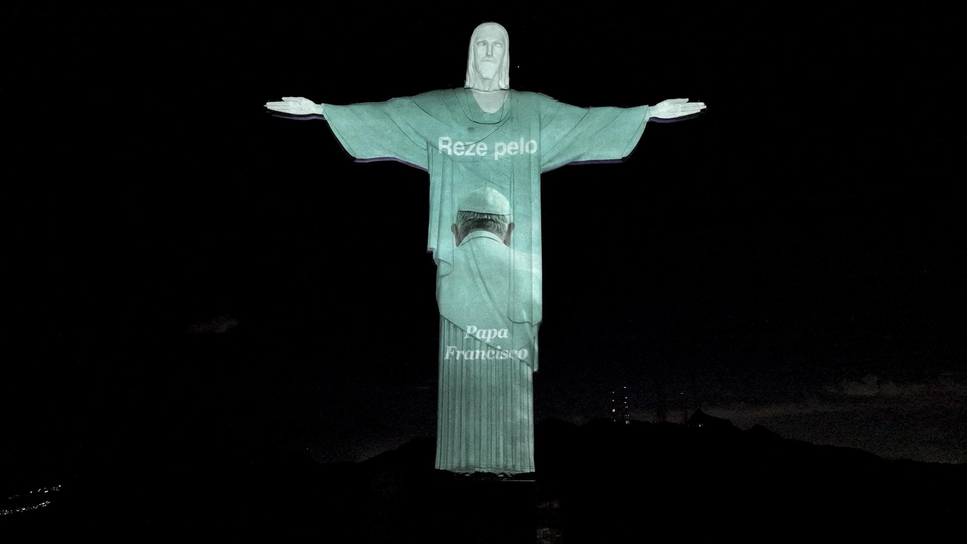 El Cristo Redentor de Río de Janeiro envía un mensaje de \, image size:1920x1080