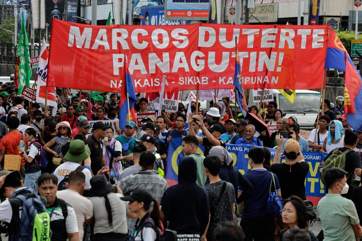 Filipinas sale a las calles contra Marcos Jr. y Duterte en el ...