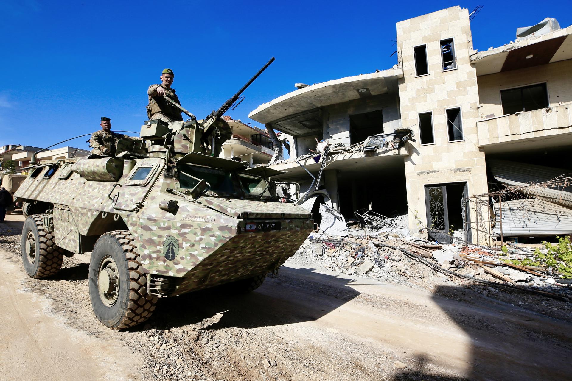 El Ejército libanés avanza en el despliegue de sus tropas en el sur del ...