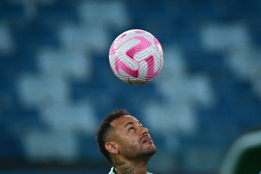El jugador de la selección brasileña de fútbol, Neymar Jr., en una foto de archivo. EFE/Andre Borges 