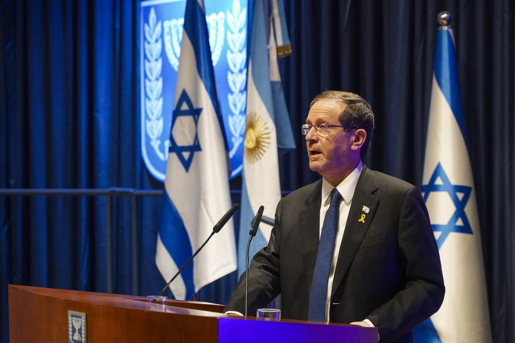 El presidente de Israel, Isaac Herzog, en una imagen de archivo. EFE/Alejandro Ernesto
