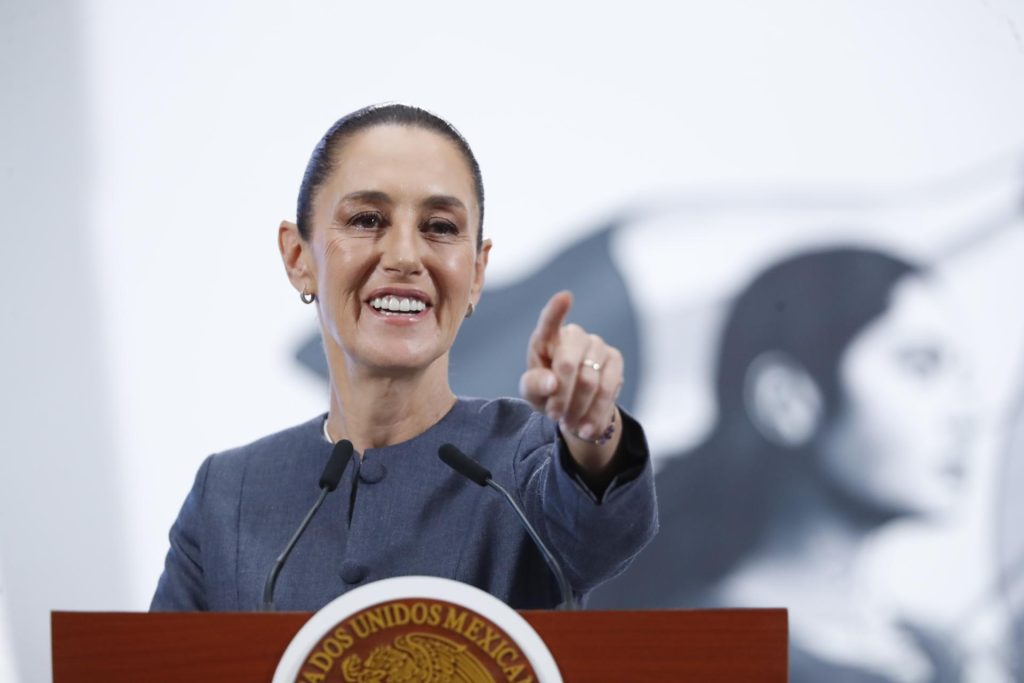 La presidenta de México, Claudia Sheinbaum. EFE/ Mario Guzmán