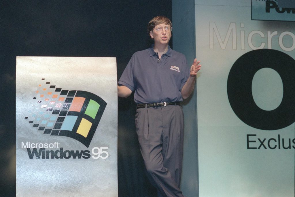 Lanzamiento de Windows 95. EFE/Archivo/Díaz/rba