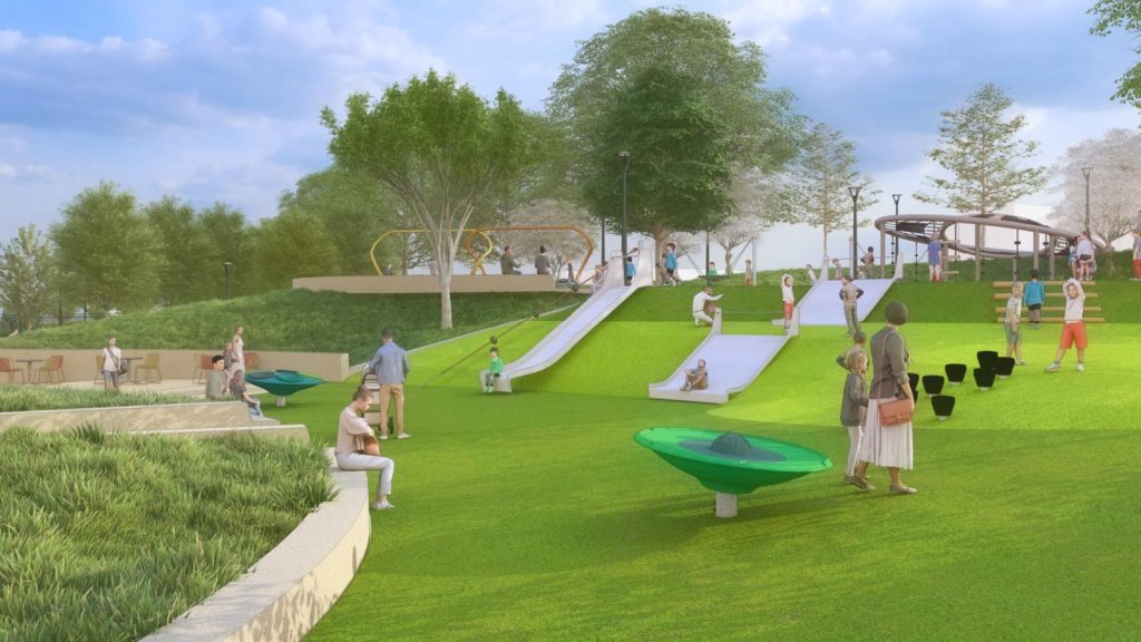 Inicia construcción del Parque Eastland en Charlotte – quepasamedia.com Inicia construcción del Parque Eastland en Charlotte – quepasamedia.com