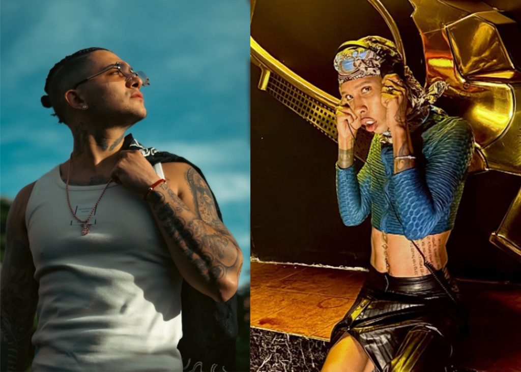 Combo de fotografías tomadas de las cuentas oficiales en instagram de bkingoficial y regioclownn que muestra a los artistas Bayron Sánchez Salazar (i), conocido como B King, y su coequipero Jorge Luis Herrera Lemos. EFE/ Bkingoficial/ Regioclownn /SOLO USO EDITORIAL/ NO VENTAS/ SOLO DISPONIBLE PARA ILUSTRAR LA NOTICIA QUE ACOMPAÑA (CRÉDITO OBLIGATORIO)