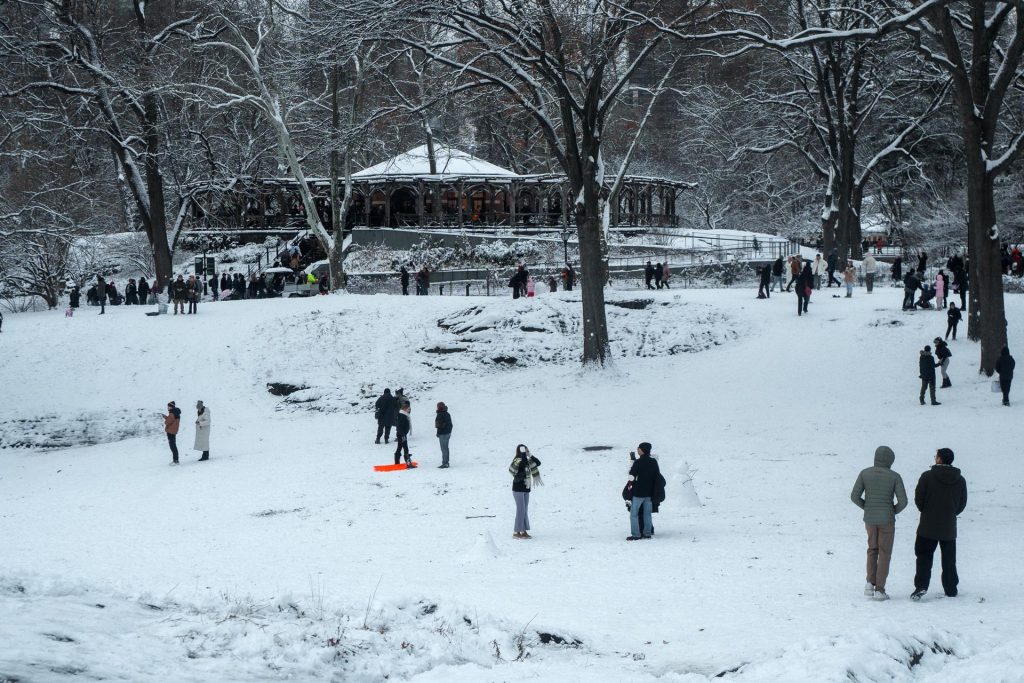 Clima invernal en Central Park, Nueva York, EE.UU., el 27 de diciembre de 2025. EFE/EPA/Olga Fedorova