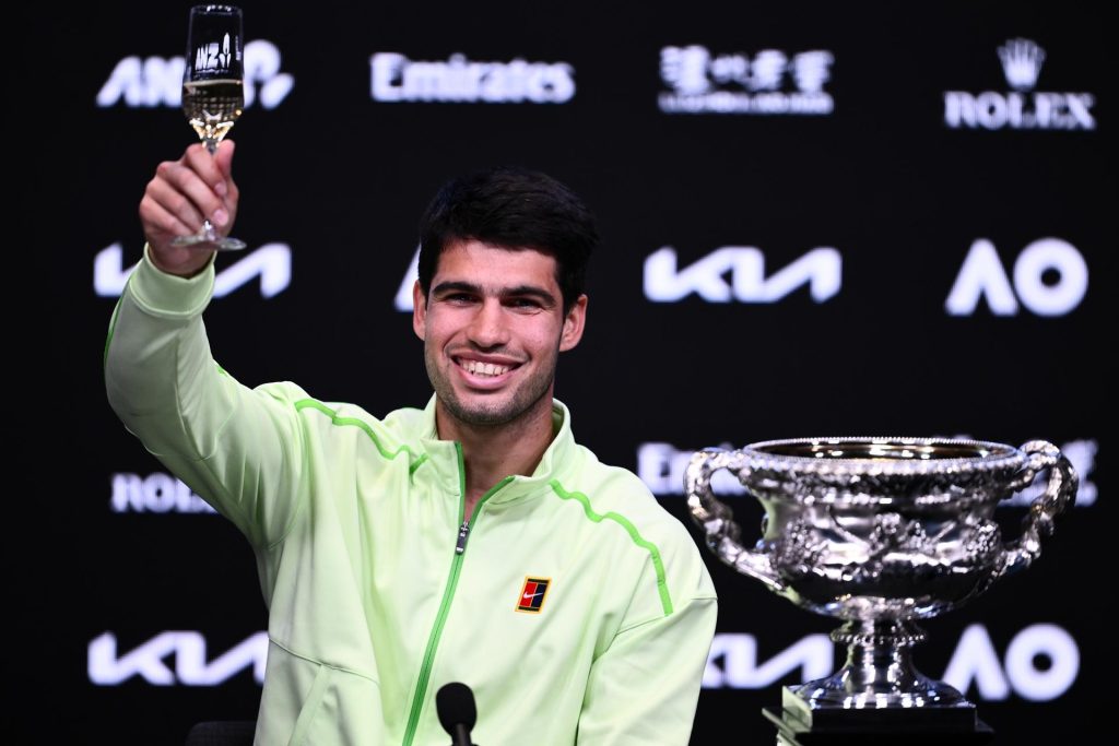 Alcaraz se tatuará un canguro en la pierna tras ganar el Abierto de Australia