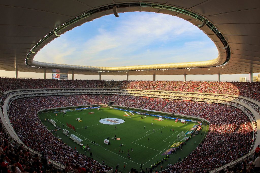 Vista panorámica del Estadio Akron