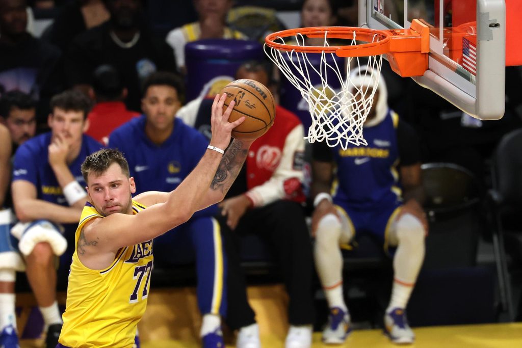 Luka Doncic, jugador de los Lakers. EFE/EPA/ALLISON DINNER SHUTTERSTOCK OUT