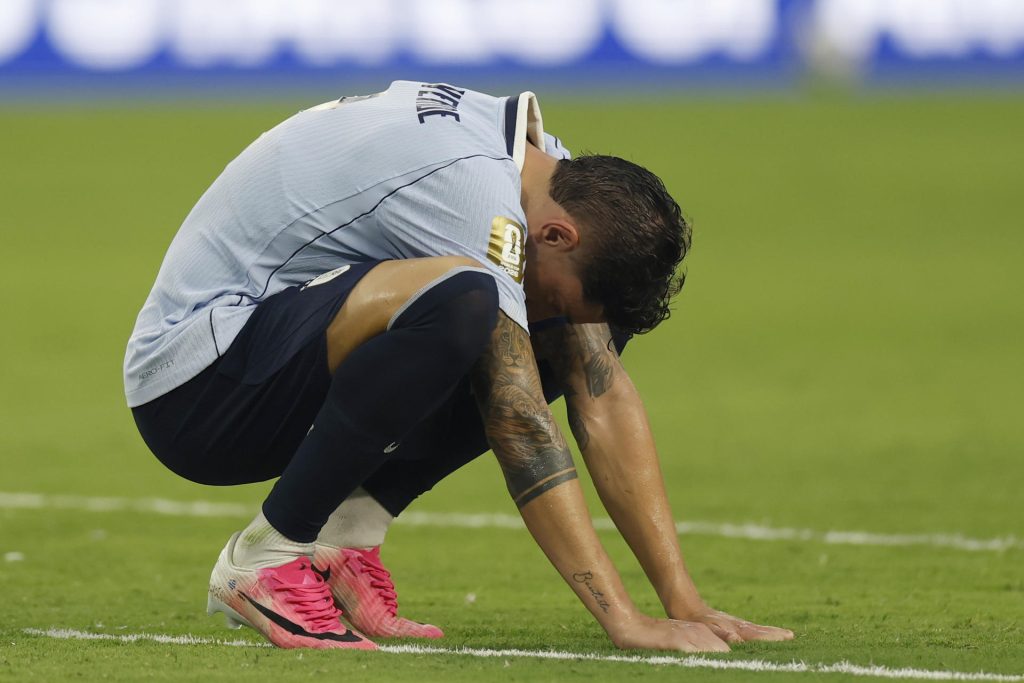 Federico Valverde, jugador de Uruguay. EFE/Alberto Estévez 